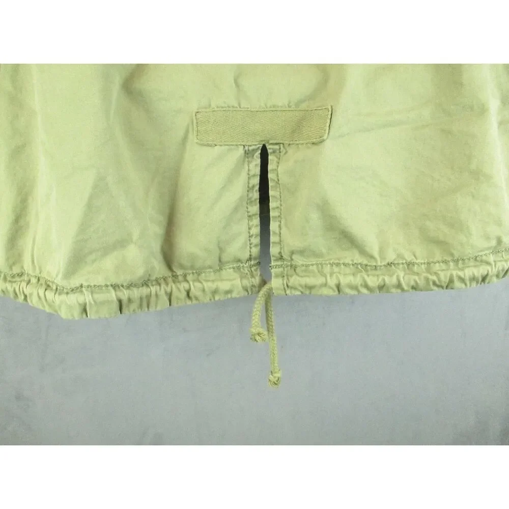 Sun Shadow Jacket Womens Medium Army Green Embroidered Bird Floral Boho L - Picture 5 of 10